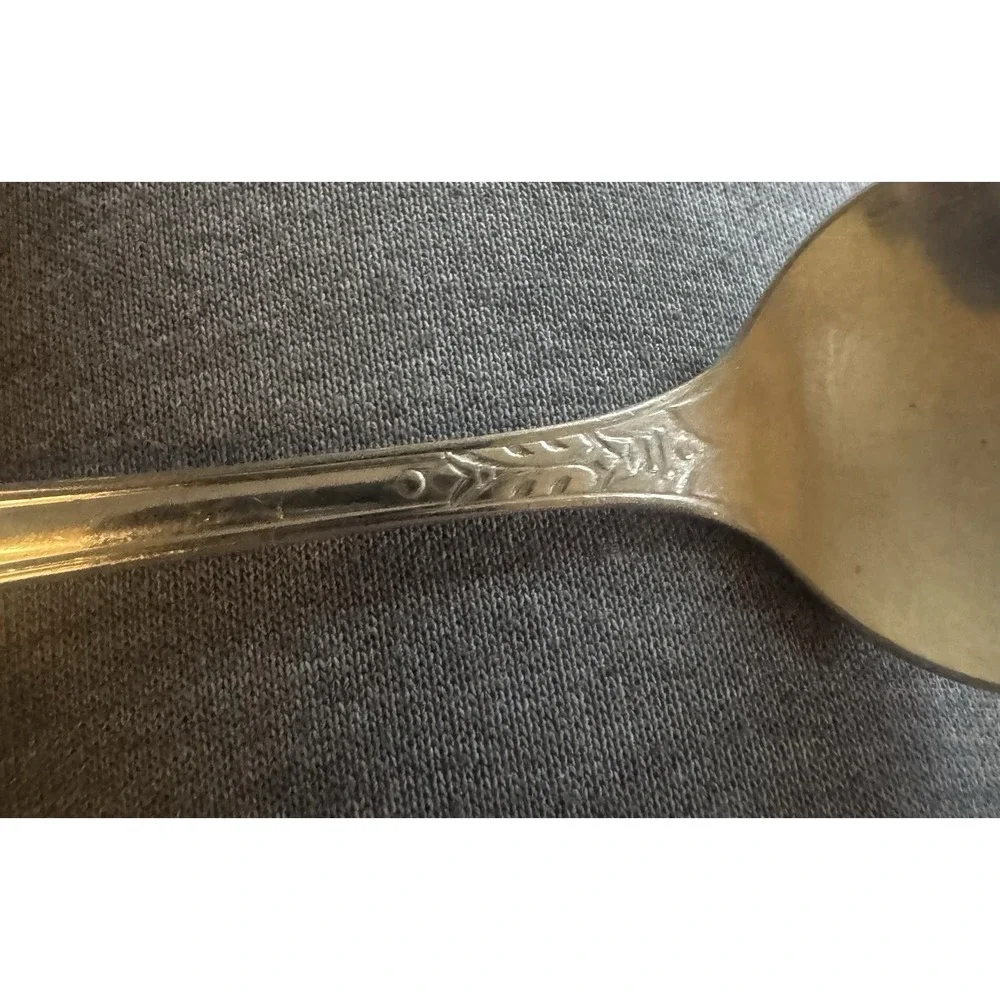 Wm. A. Rogers A1 Plus Spoons Silverplate Glossy set of 2